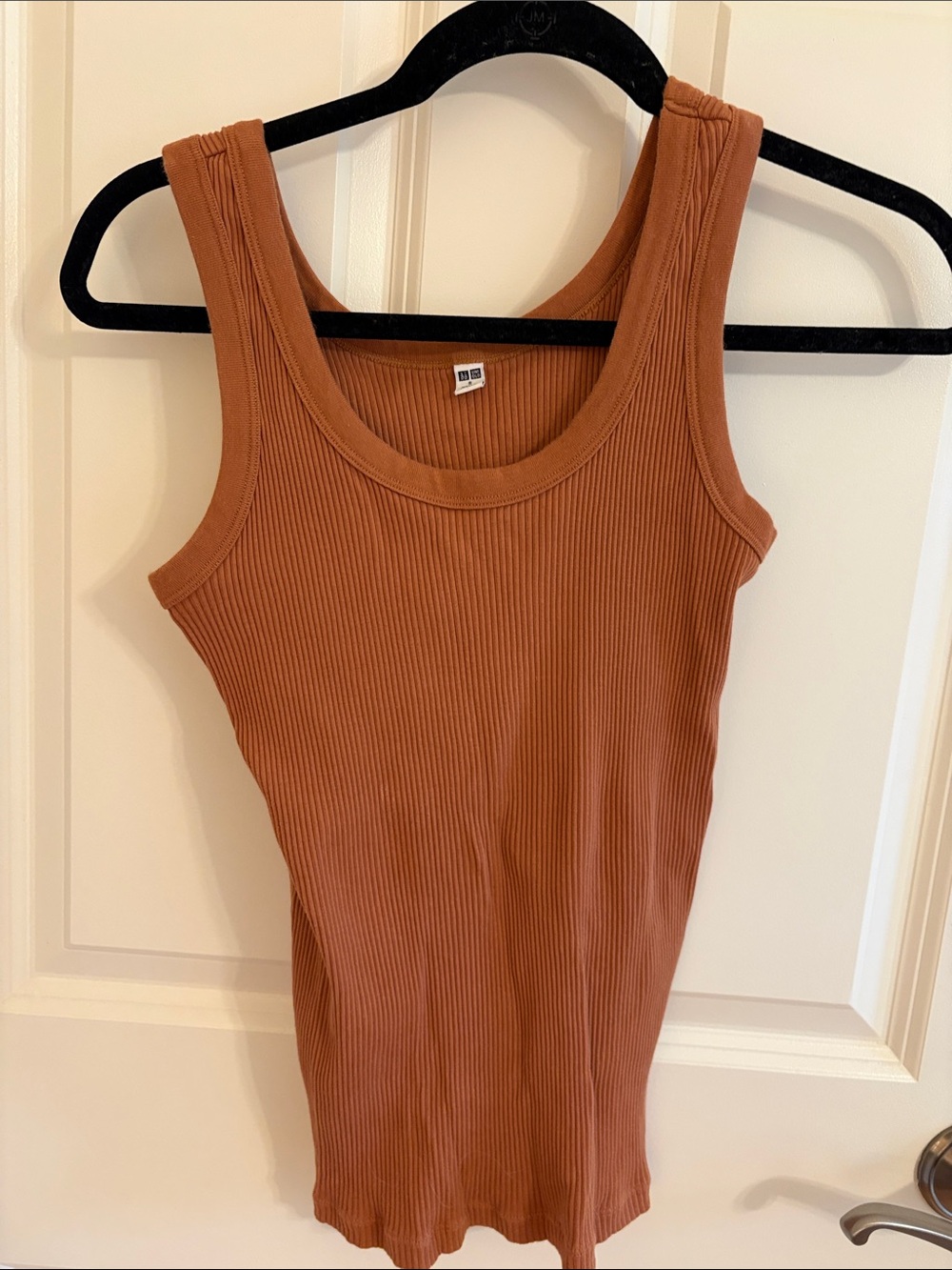 Uniqlo Ribbed Tank Top - Rust